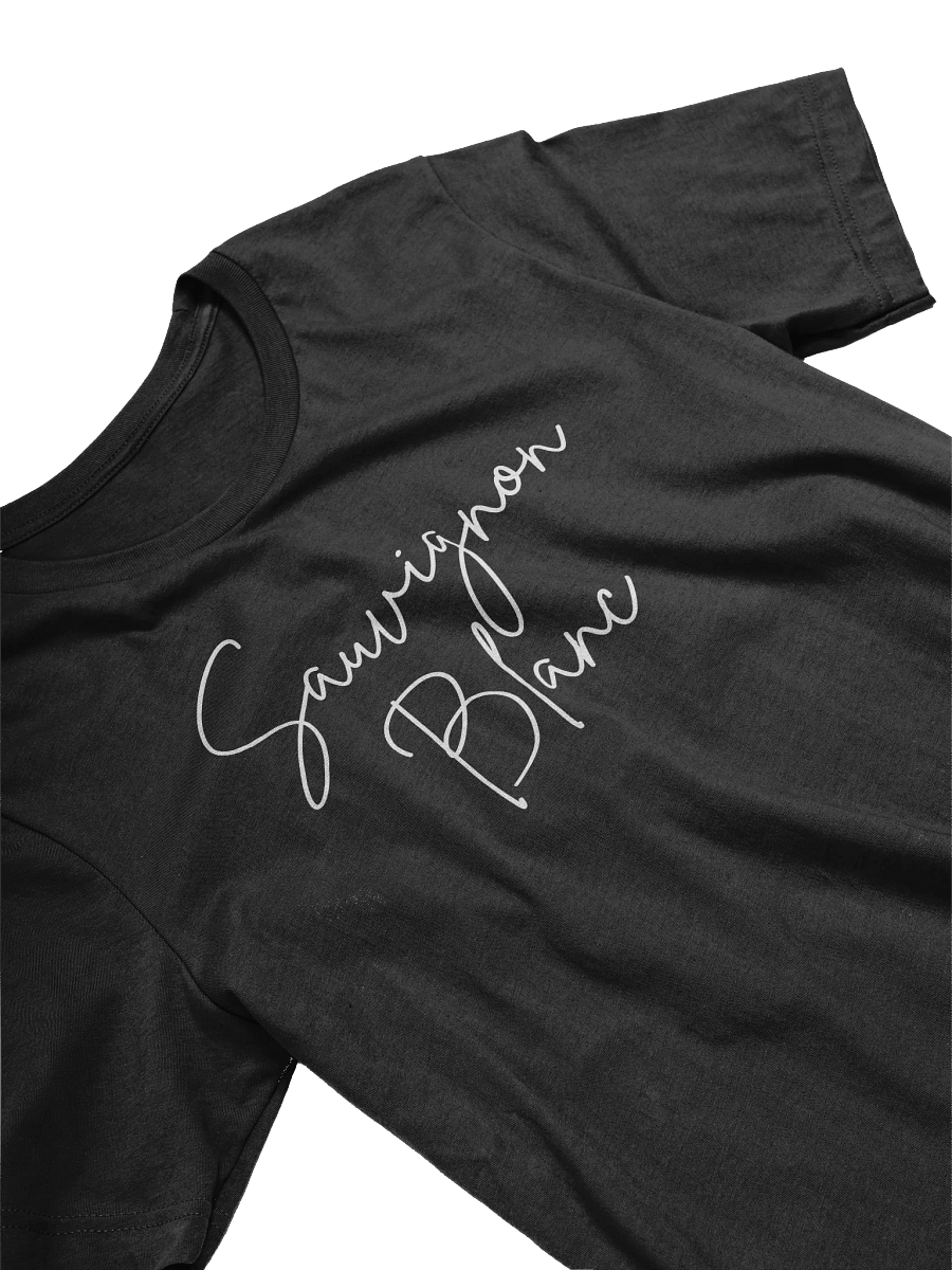 Sauvignon Blanc Handwritten T-Shirt – Elegant Wine Aesthetic product image (4)