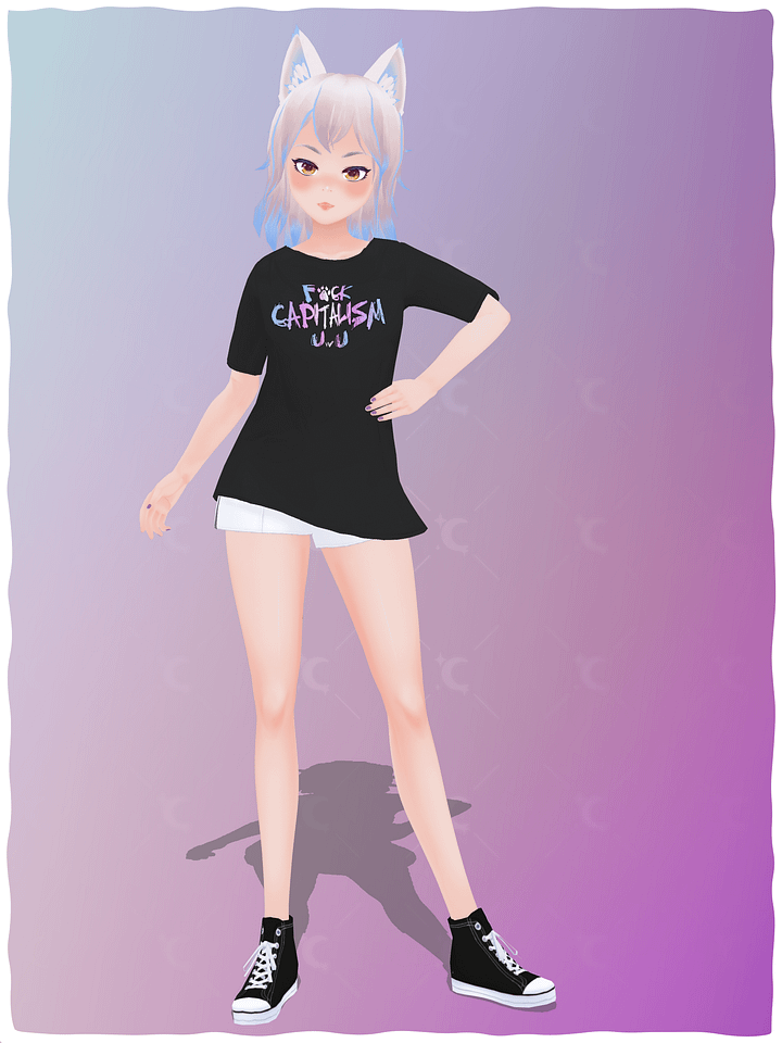[VRoid Digital] Lunazera Shirt pack for VRoid Models product image (2)