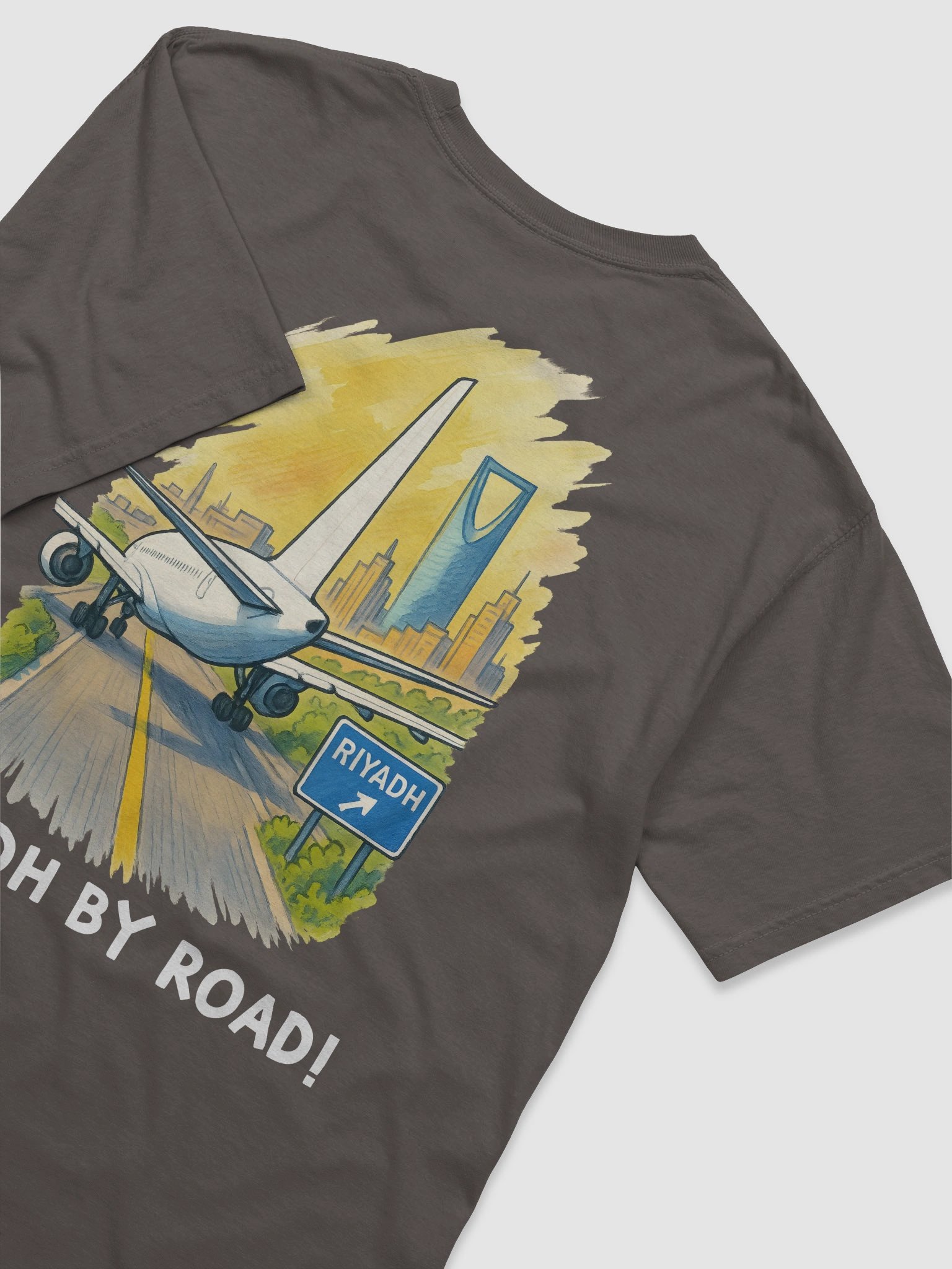 "Riyadh by Road" Print T-Shirt product image (12)