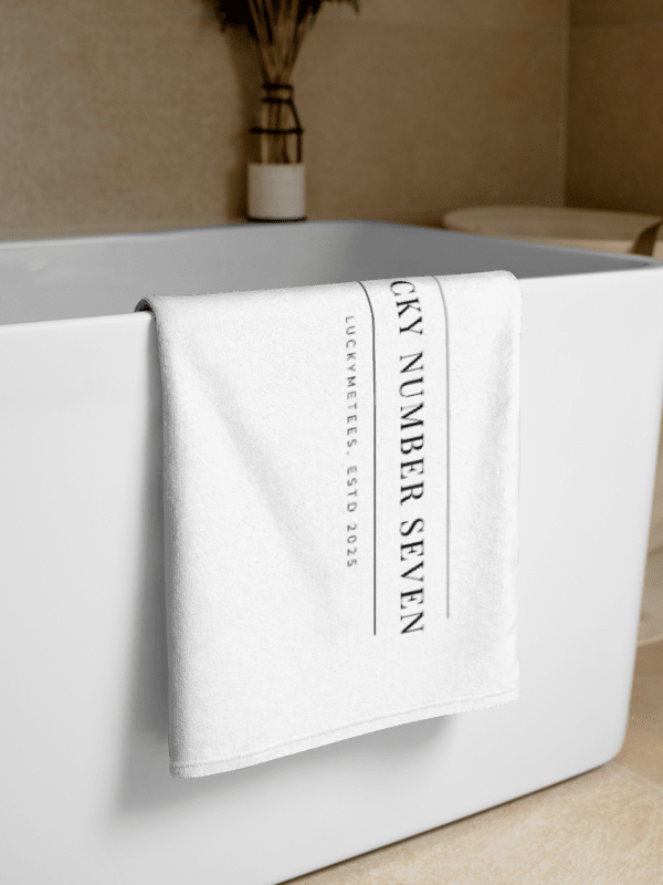 LUCKY NUMBER SEVEN Sublimated Cotton Terry and Soft Polly Towel product image (1)