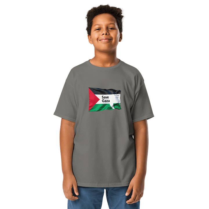 Save Gaza Flag image Youth Tee product image (3)