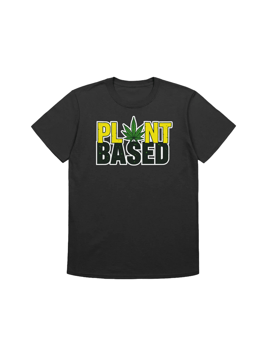 Plant-Based and Proud-Cannabis Leaf Graphic T-Shirt product image (1)