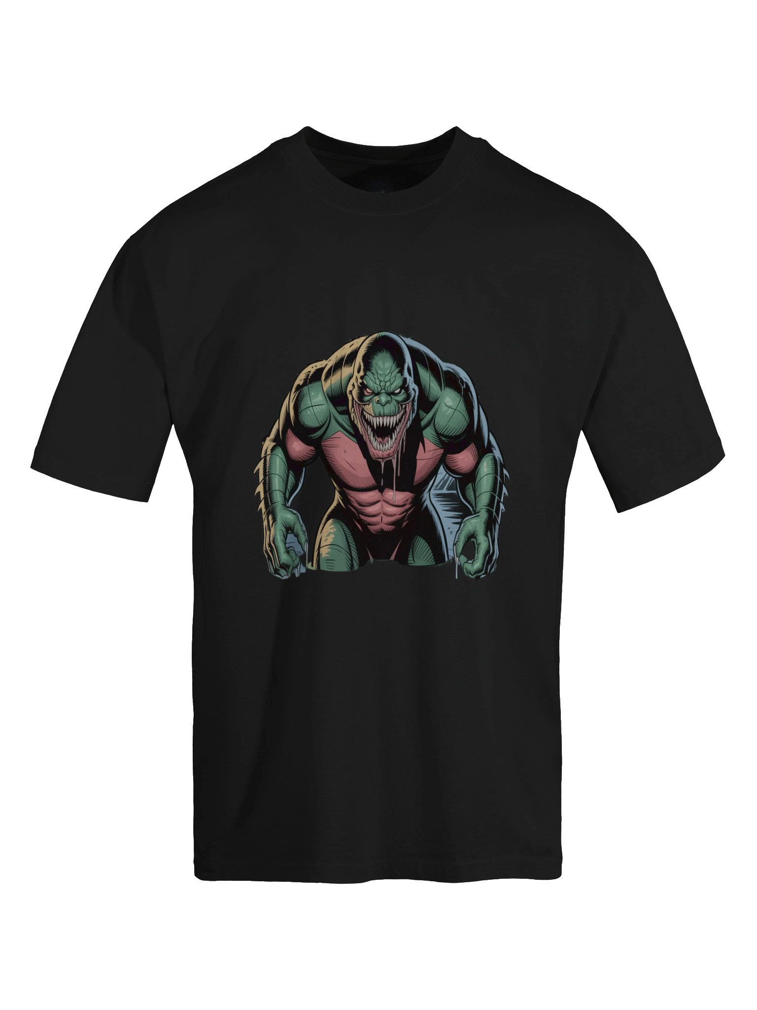 Killer Croc Savage Snarl Oversized Faded T-Shirt product image (1)