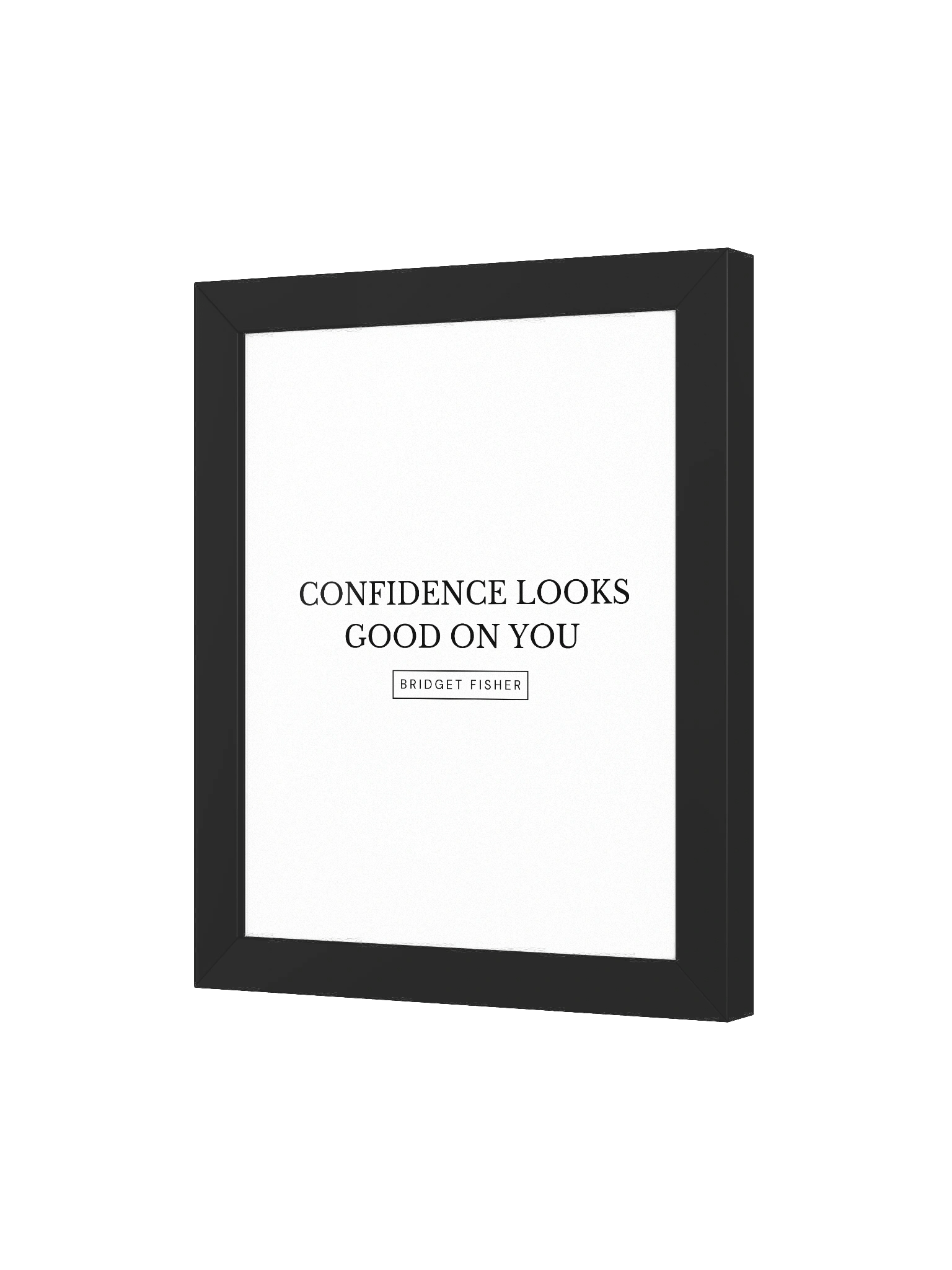 Confidence Framed Poster product image (16)