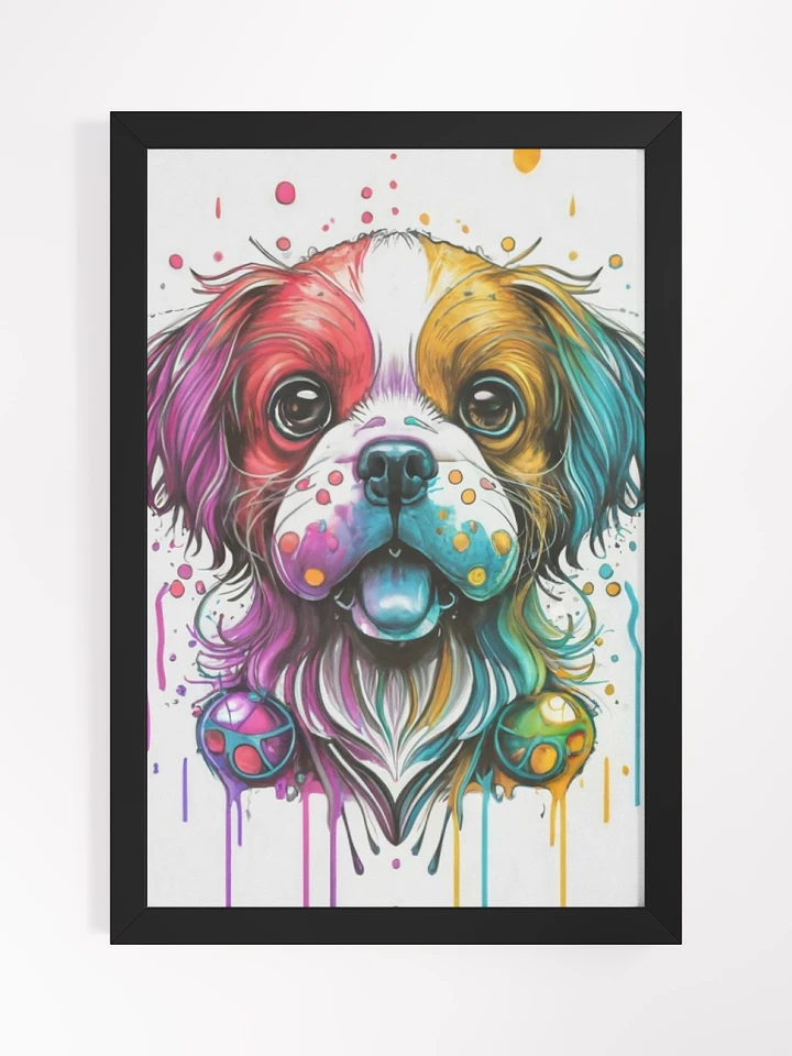 Pop Art Pup: Vibrant Shih Tzu Wall Art product image (1)