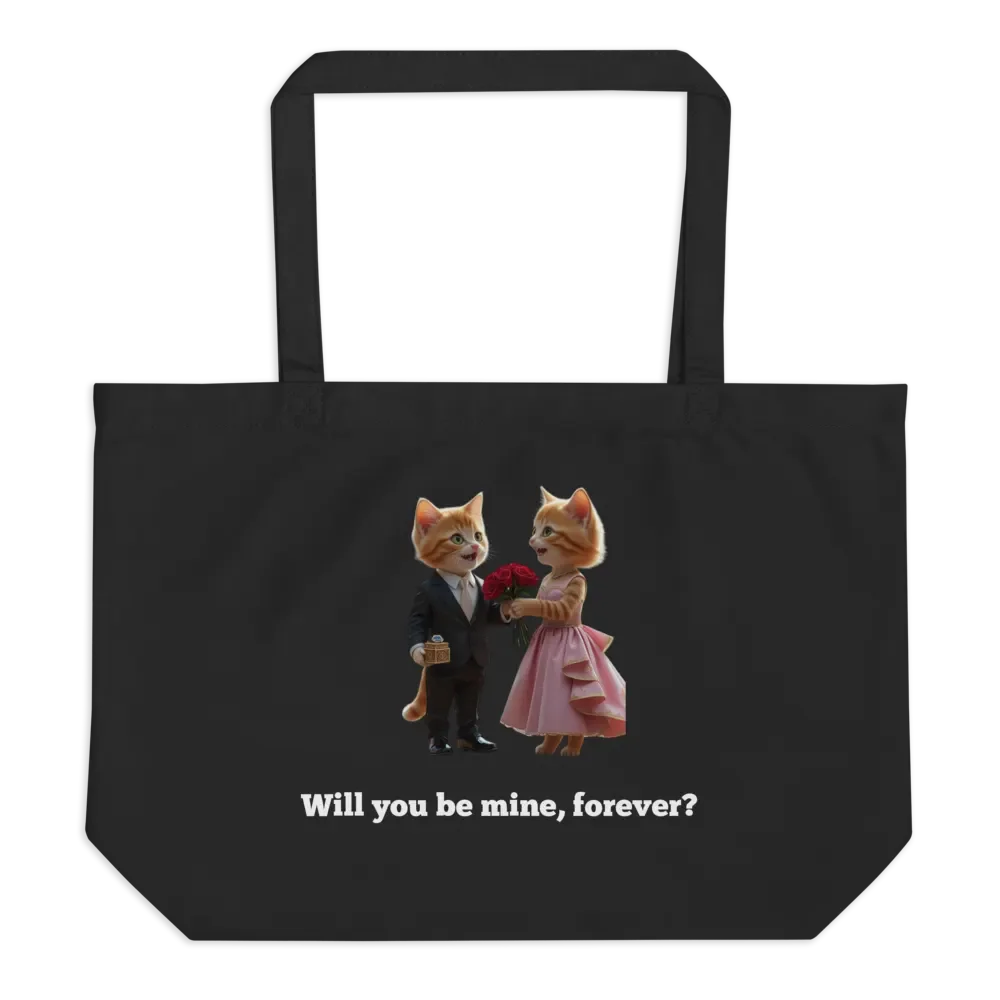 Organic Tote Bag - Will you be mine, forever? product image (1)
