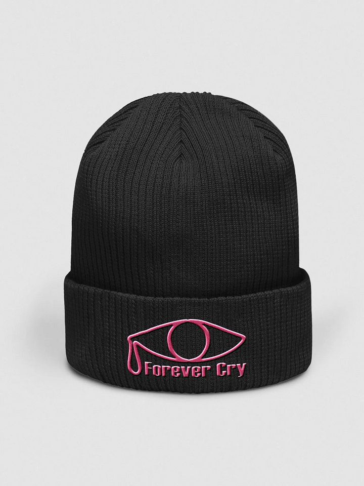 Forever Cry - Pink #1 - Beechfield Organic Ribbed Beanie product image (1)