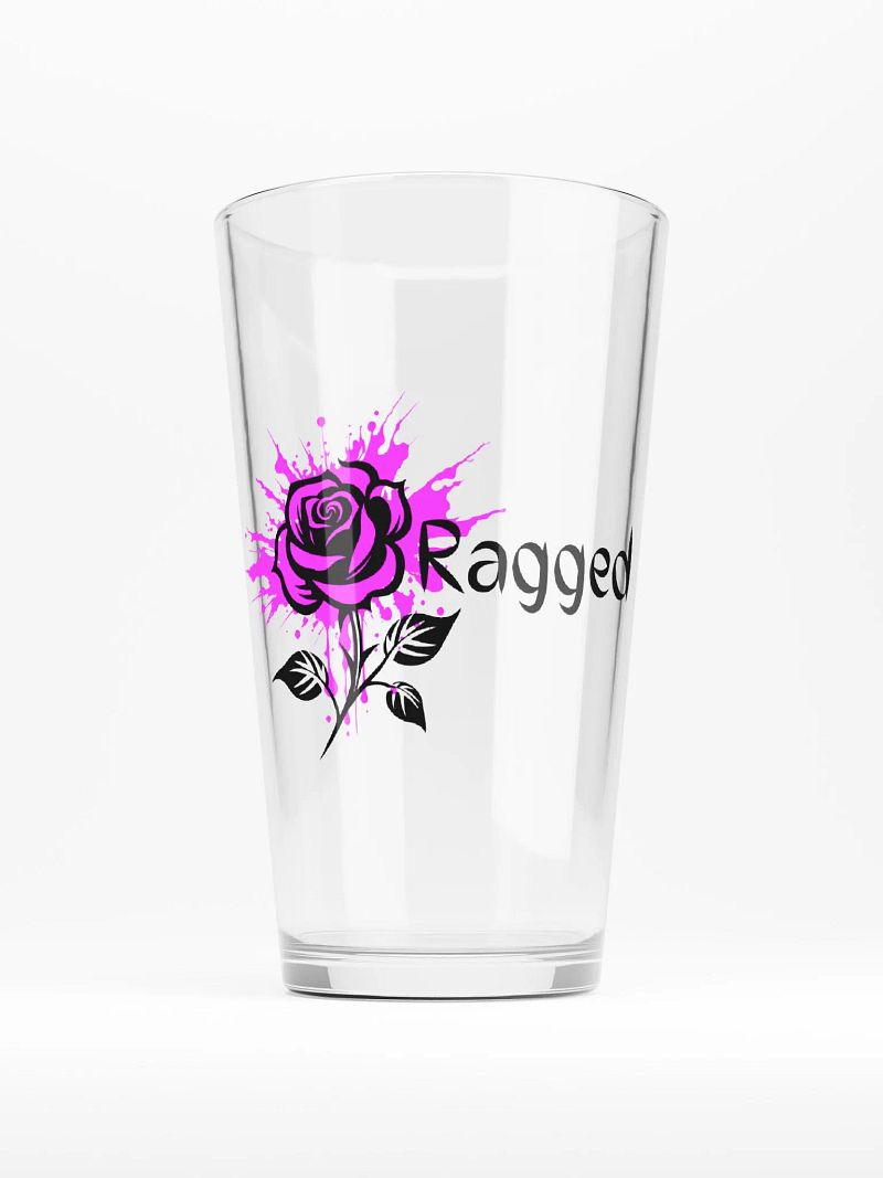 Ragged Rose Purple Shaker Pint Glass