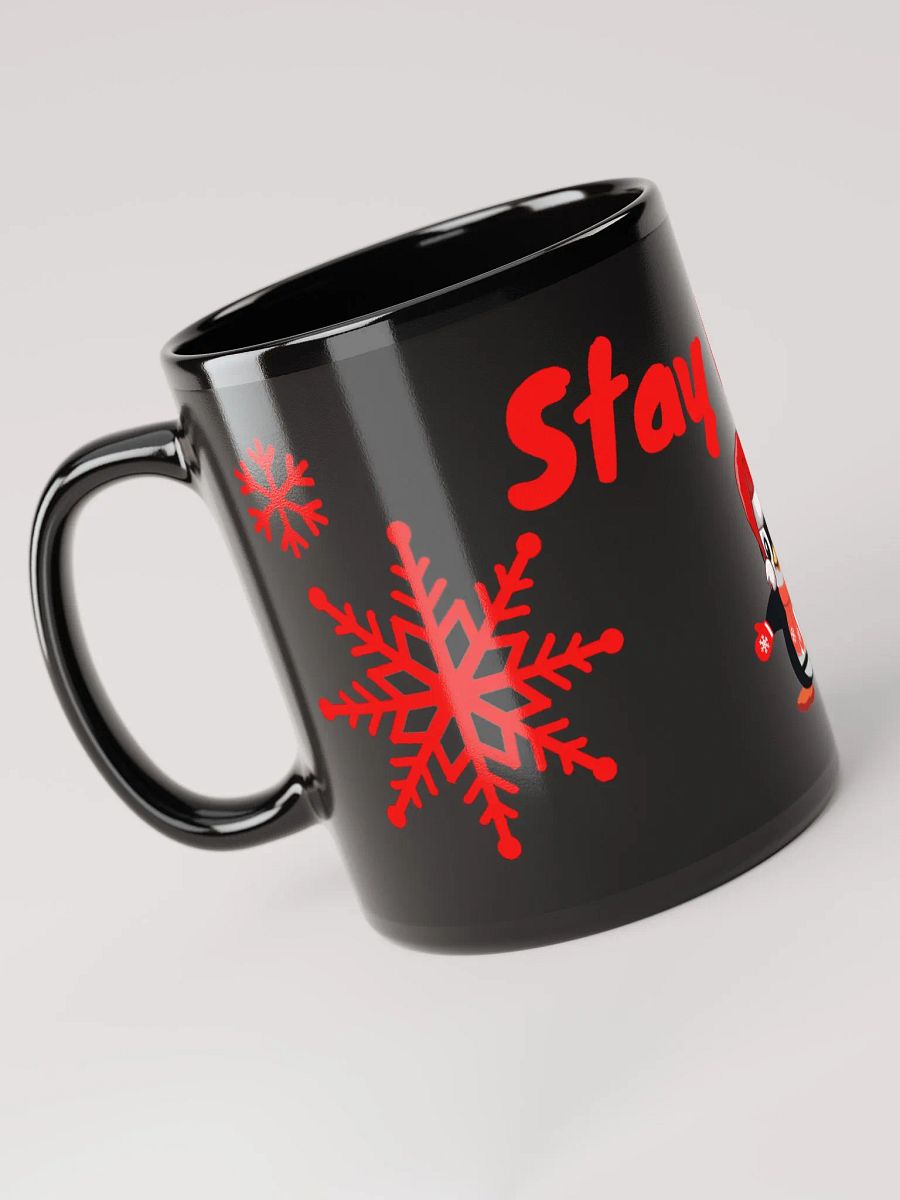Stay Warm Black Mug! product image (5)