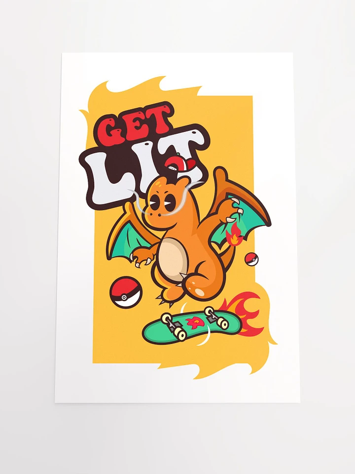 Get Lit Poster Print product image (1)
