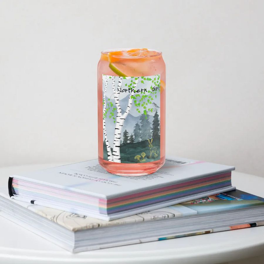 Northern Girl Can-Shaped Glass product image (34)
