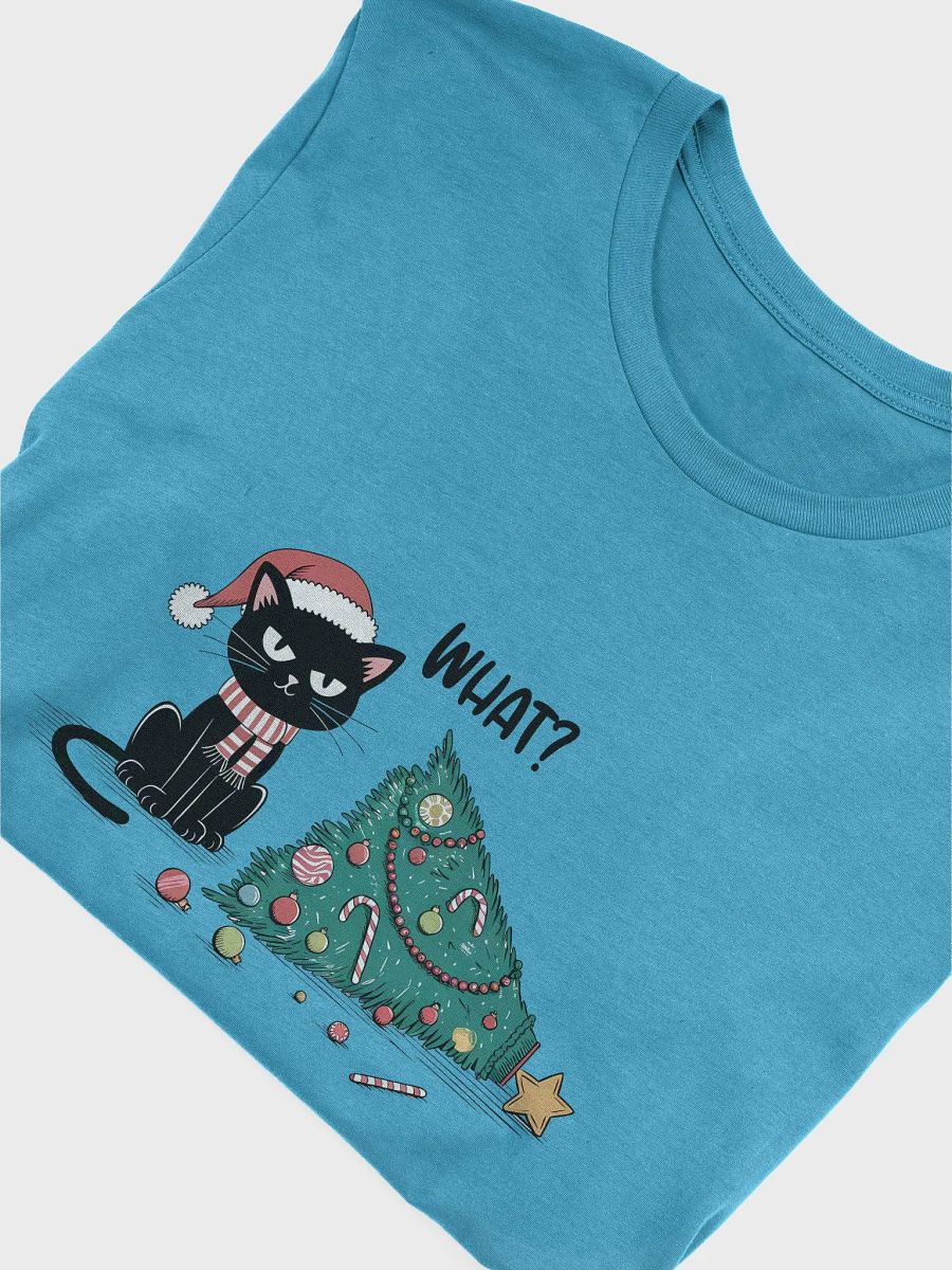 Grumpy Cat Christmas Chaos T-Shirt - Toppled Tree Holiday Design product image (10)