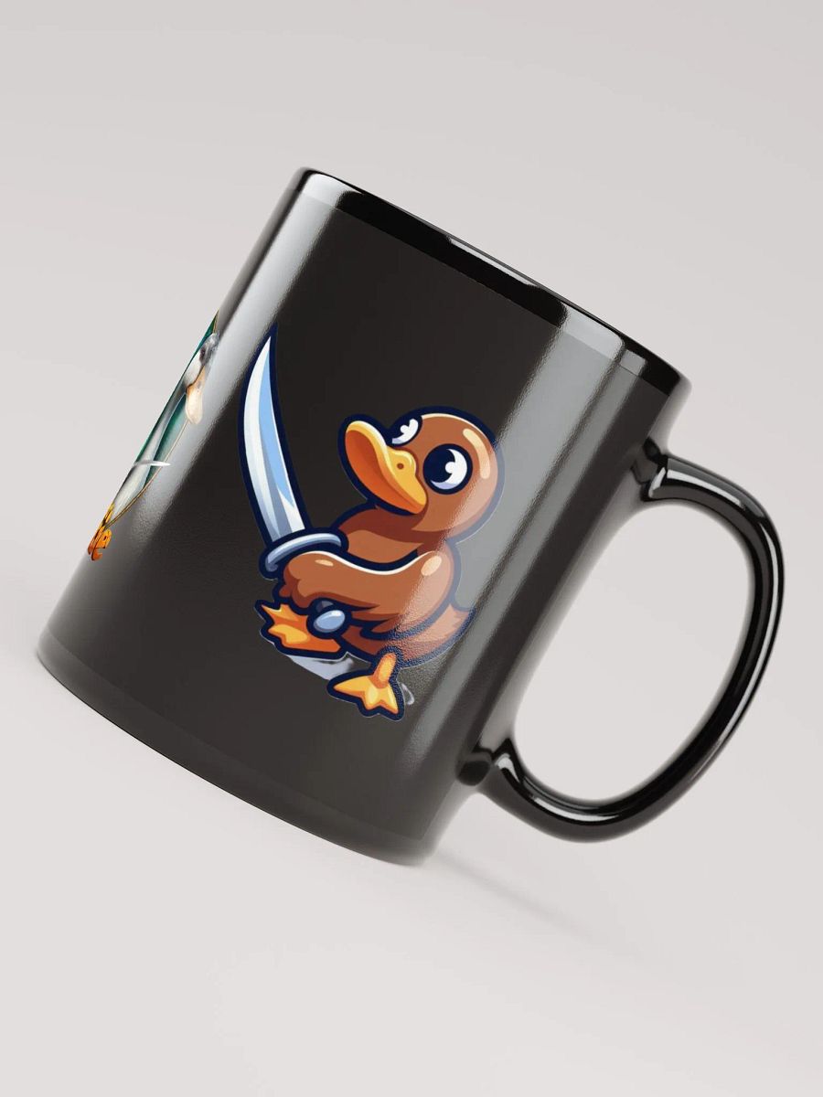 Duck Swordfight Glossy Mug product image (6)