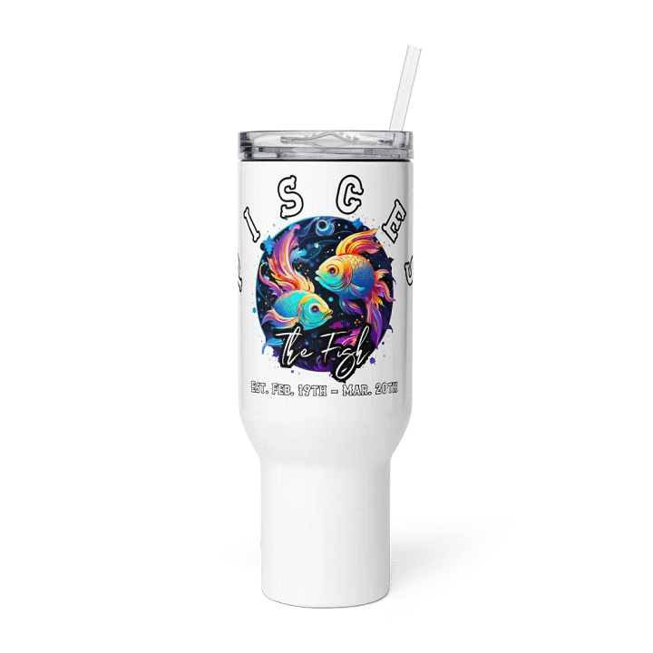 Pisces - Zodiac Travel Mug w/ Handle product image (2)