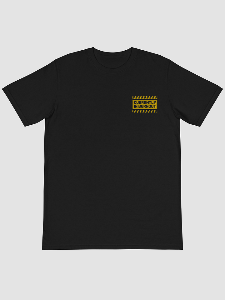 Currently in burnout embroidered eco tee product image (1)