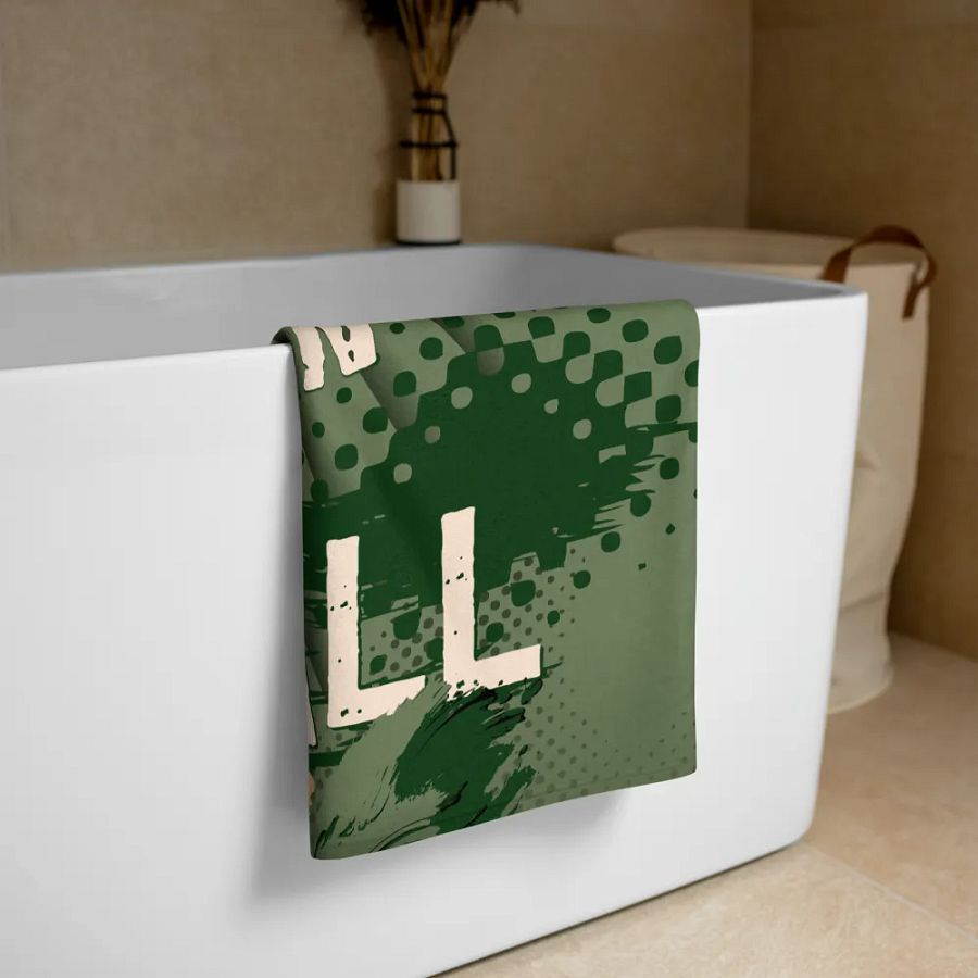 Urban Defiance - Battleground & Beach Towel, green product image (3)