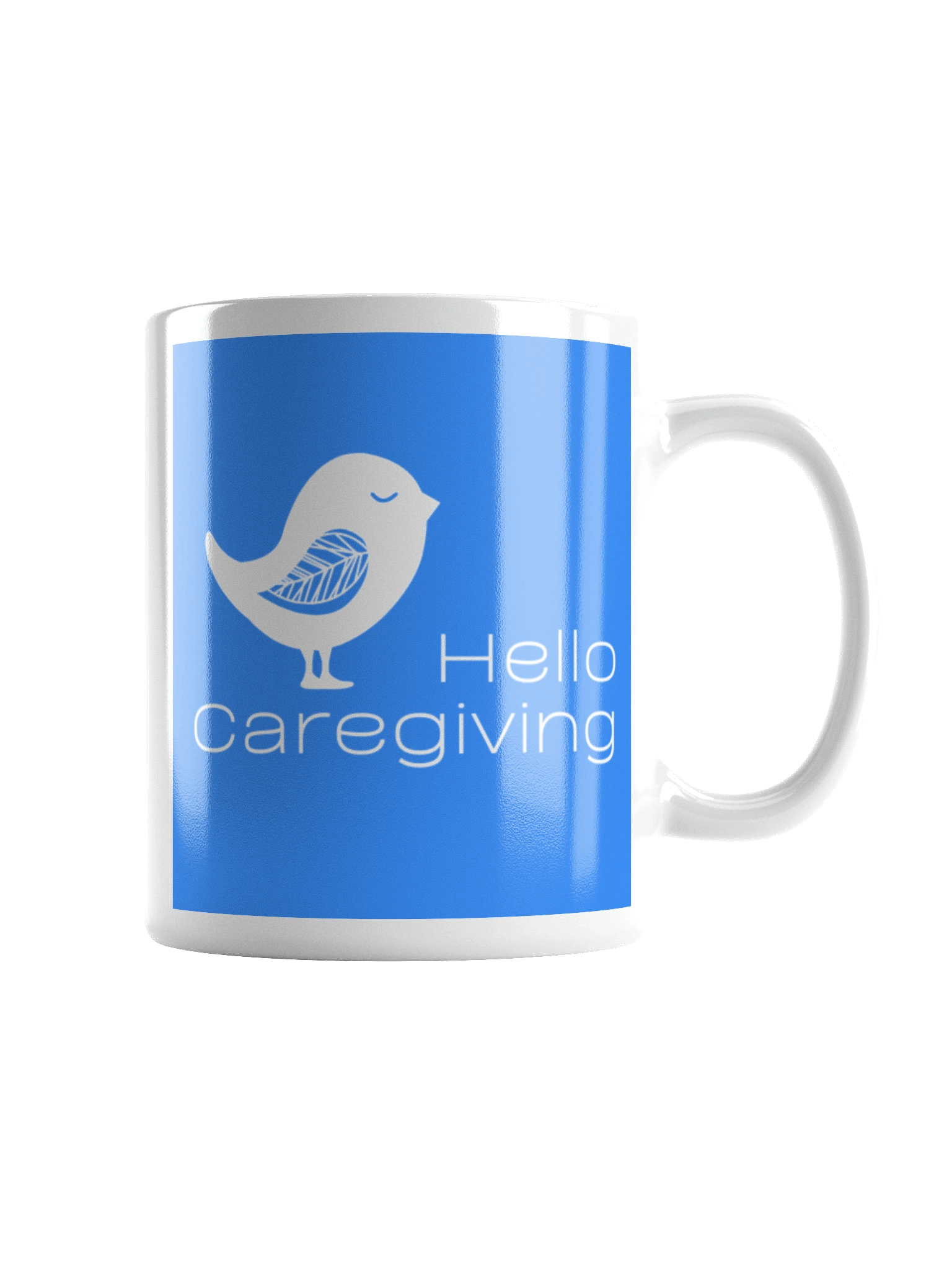 Hello Caregiving Banded Mug product image (6)