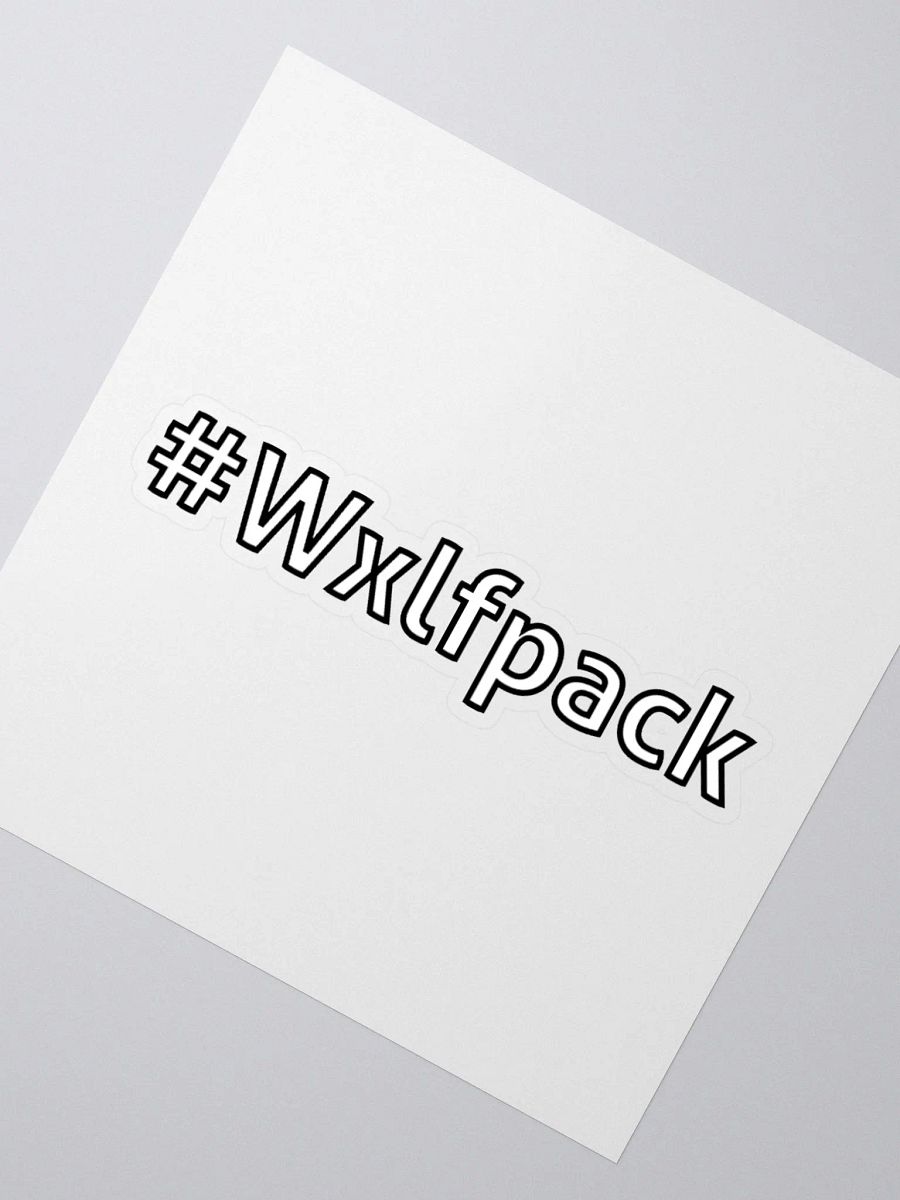Wxlfpack Kiss Cut Stickers product image (8)