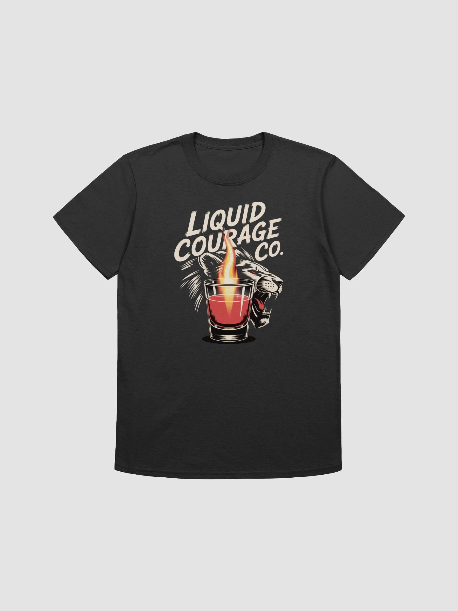 Roaring Lion Liquid Courage T-Shirt product image (3)
