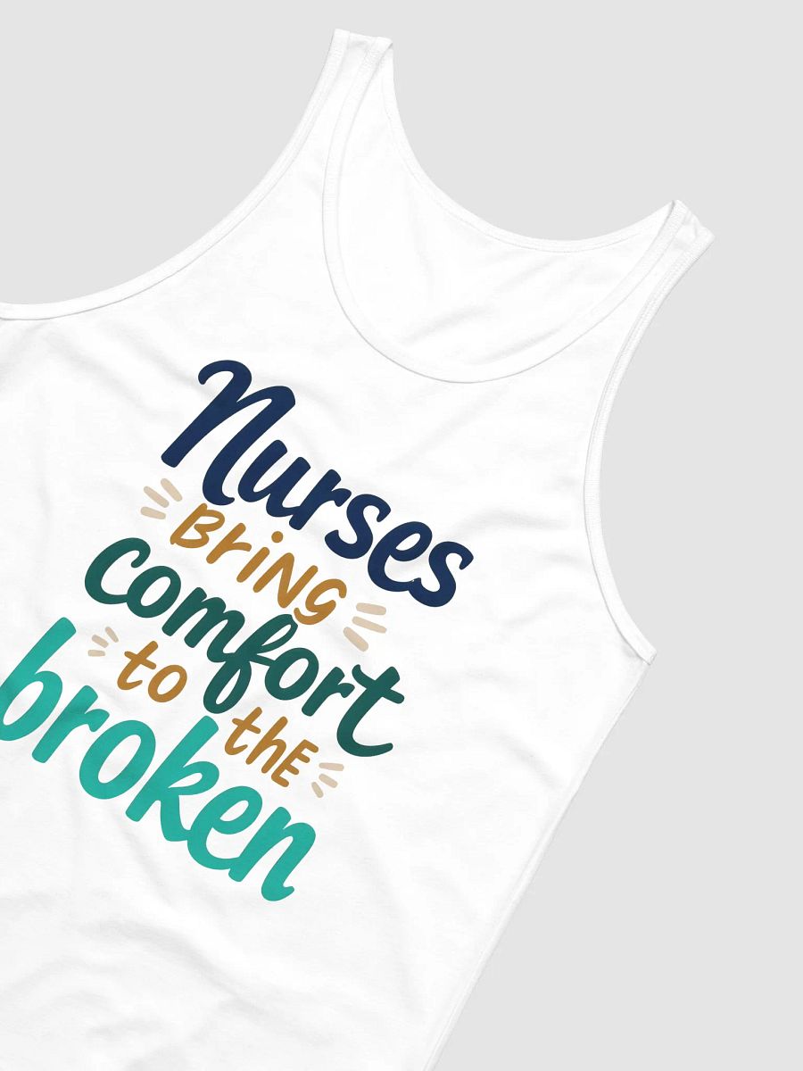 Comforting Nurses Typographic Tank product image (19)