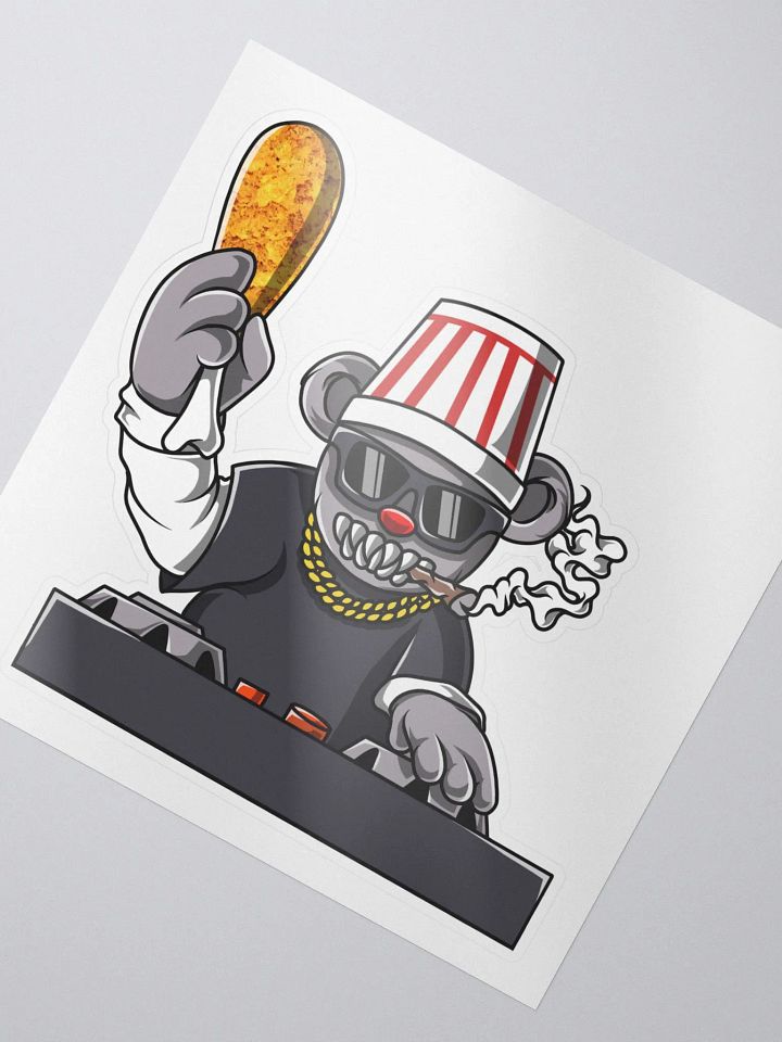 DJ Chicken Rave Sticker product image (2)