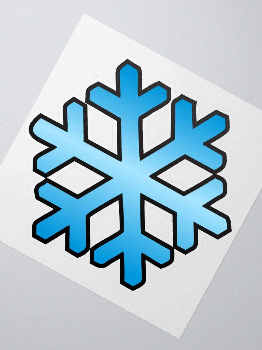 Snowflake sticker product image (2)