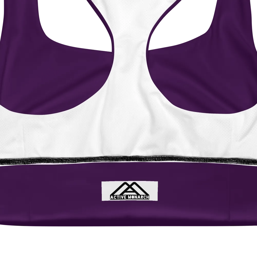 Plum Longline Sports Bra product image (7)