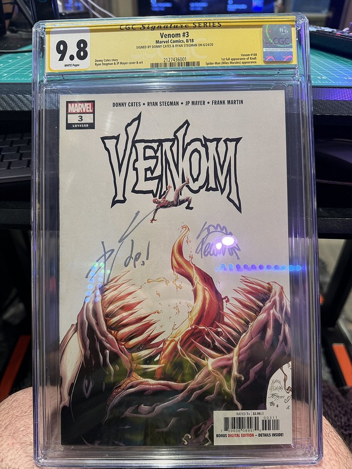 Venom #3 (2018) | CGC 9.8 SS | Signed by Donny Cates & Ryan Stegman | 1st Full Appearance of Knull product image (1)