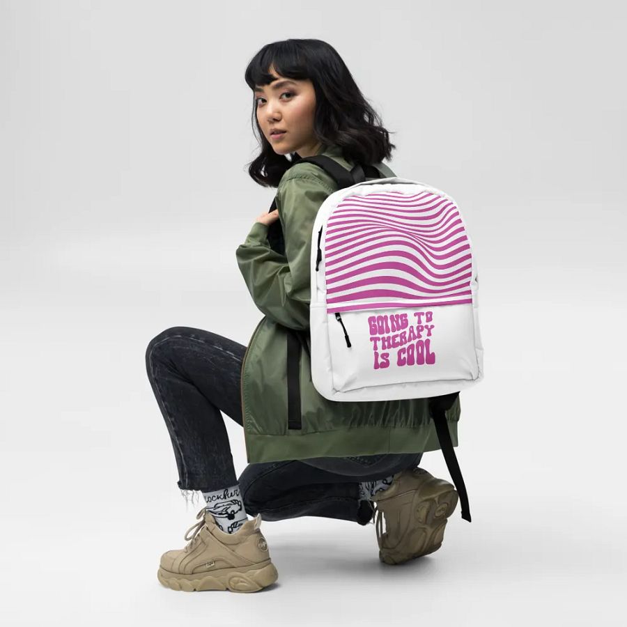 Therapy is Cool Backpack product image (10)
