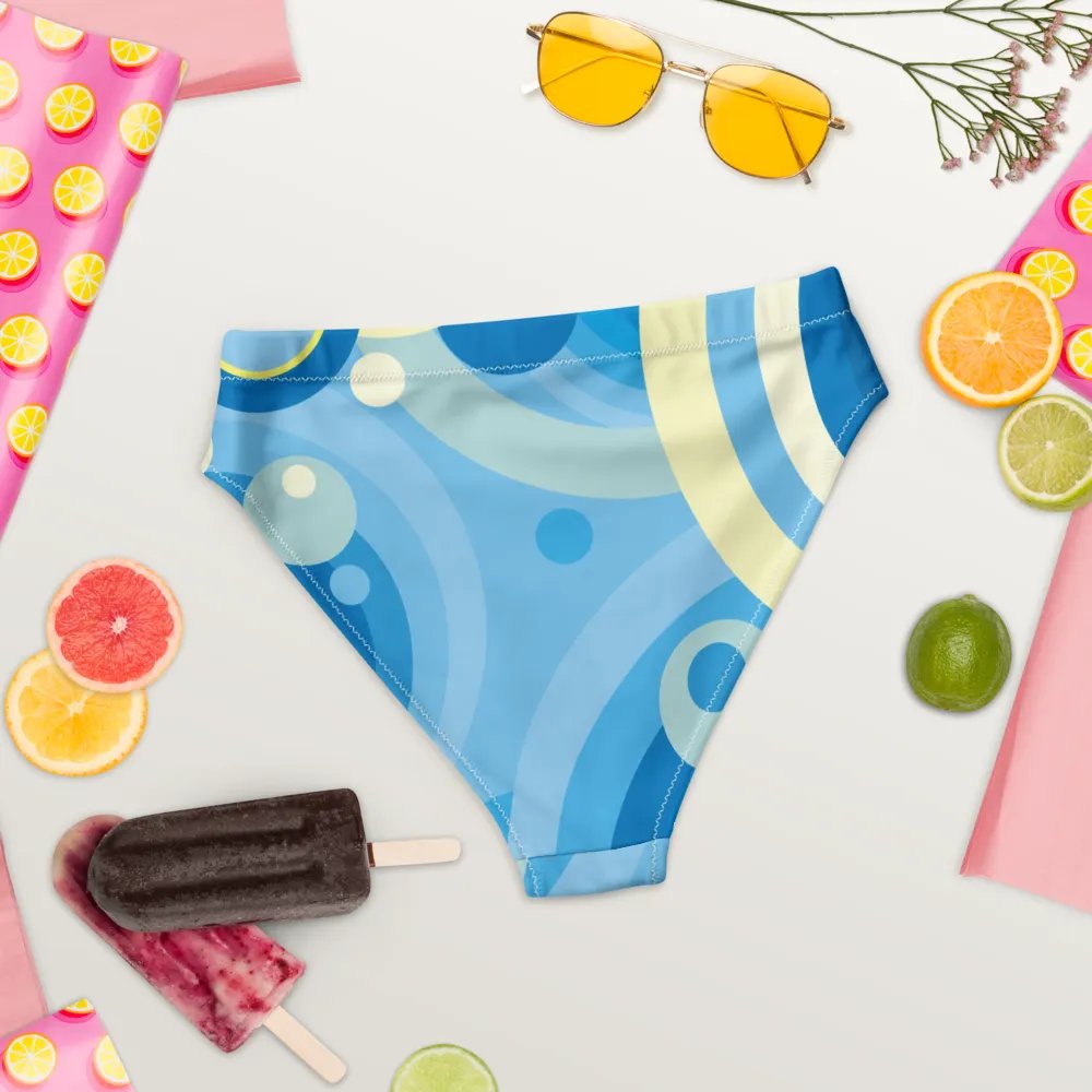 Ripple Effect Recycled High-Waisted Bikini Bottoms product image (4)