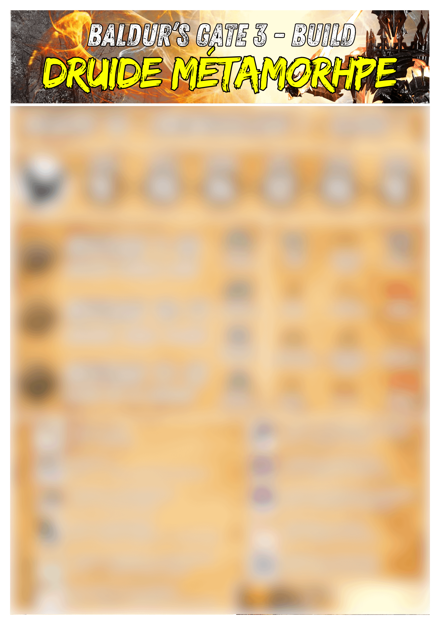 PACK de 13 Builds Baldur's Gate 3 - 2e version product image (8)