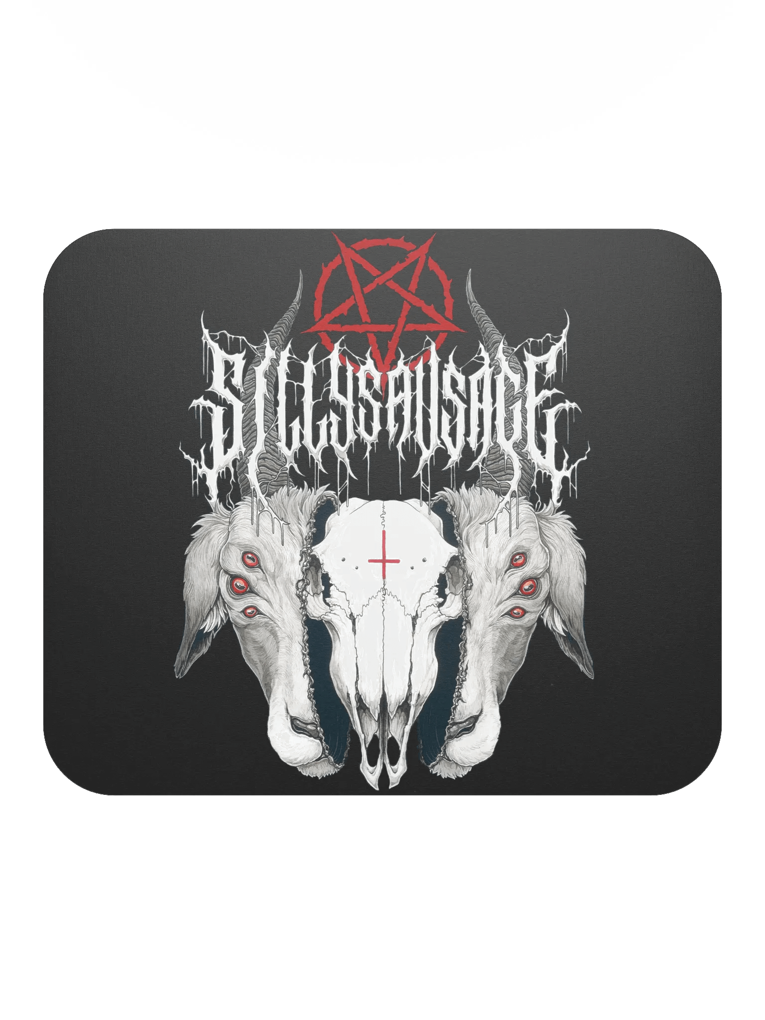 Sillysau5age Demonic Goat Mouse Pad product image (1)