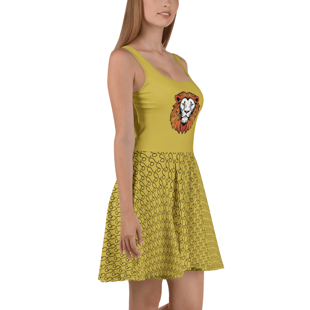 Vibrant Mane Lioness Skater Dress product image (3)