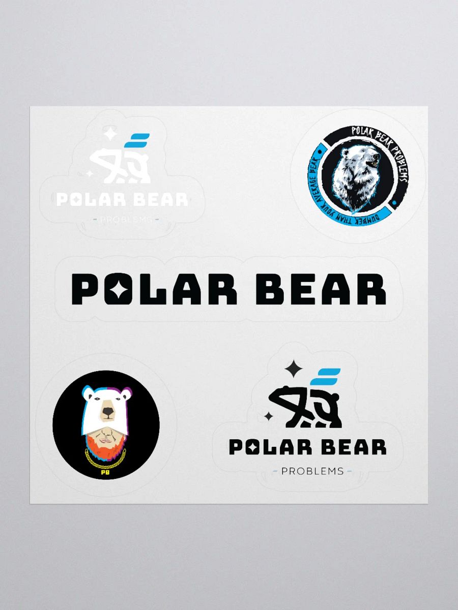 Polar Bear Sticker Sheet product image (11)