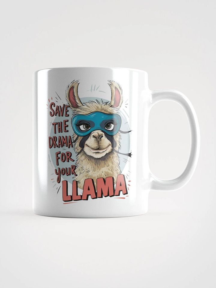 Drama-Llama Blue Mask Mug product image (1)