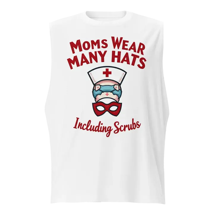 Superhero Nurse Mom Muscle Tank product image (1)
