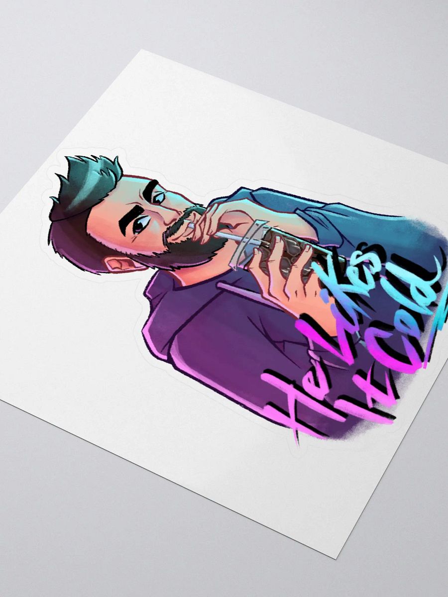 He Likes It Cold Sticker product image (9)