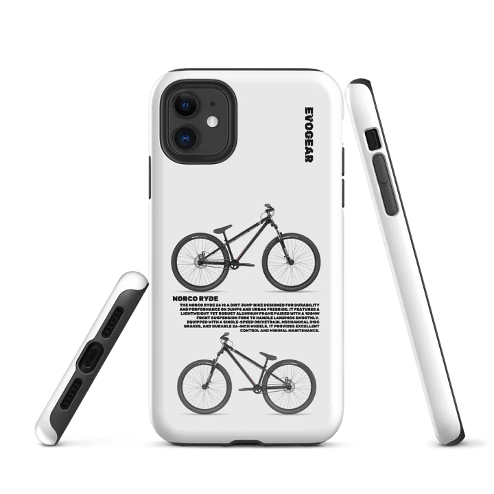 White Norco Ryde iPhone Case product image (1)