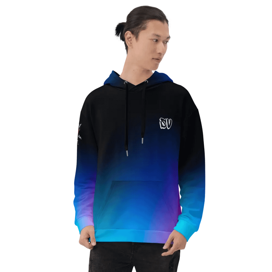 STRAIGHT VIBIN NEON COLOR FADE STYLE JINCHURIKI HOODIE product image (8)