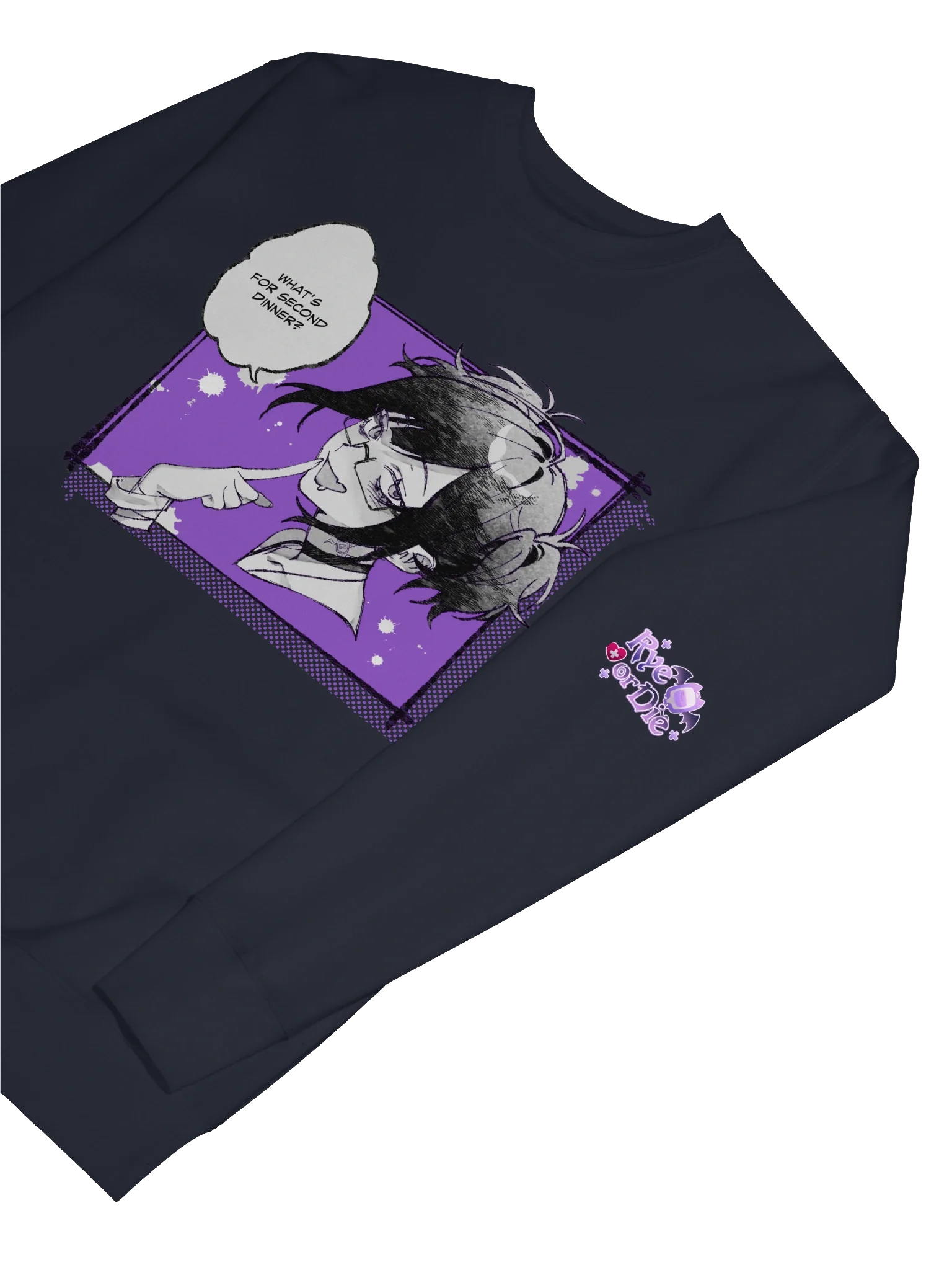 Second Dinner Rye Crew Sweatshirt (Front Design) product image (7)