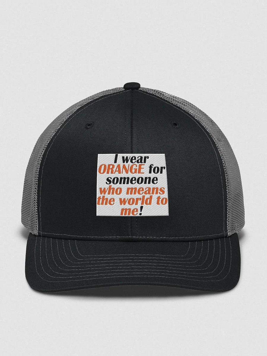 I wear orange trucker hat product image (1)