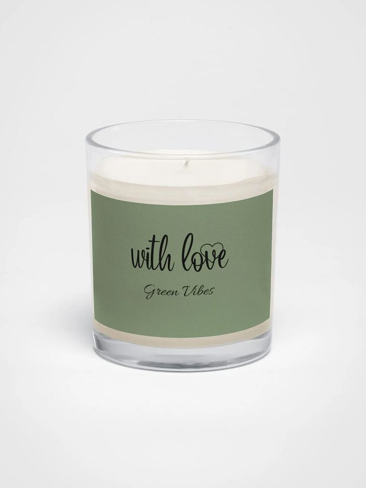 Green Vibes with Love Soy Wax Candle product image (1)