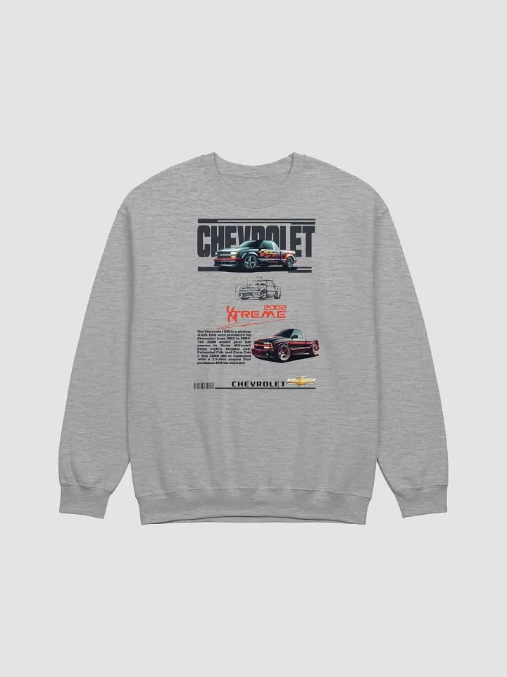 Flame Decal Chevrolet Truck Crewneck Sweatshirt product image (2)