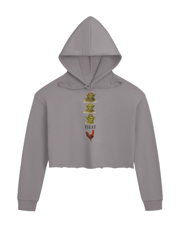 Goblin, Goblin, Goblin, THAT C@#! Crop Hoodie product image (1)