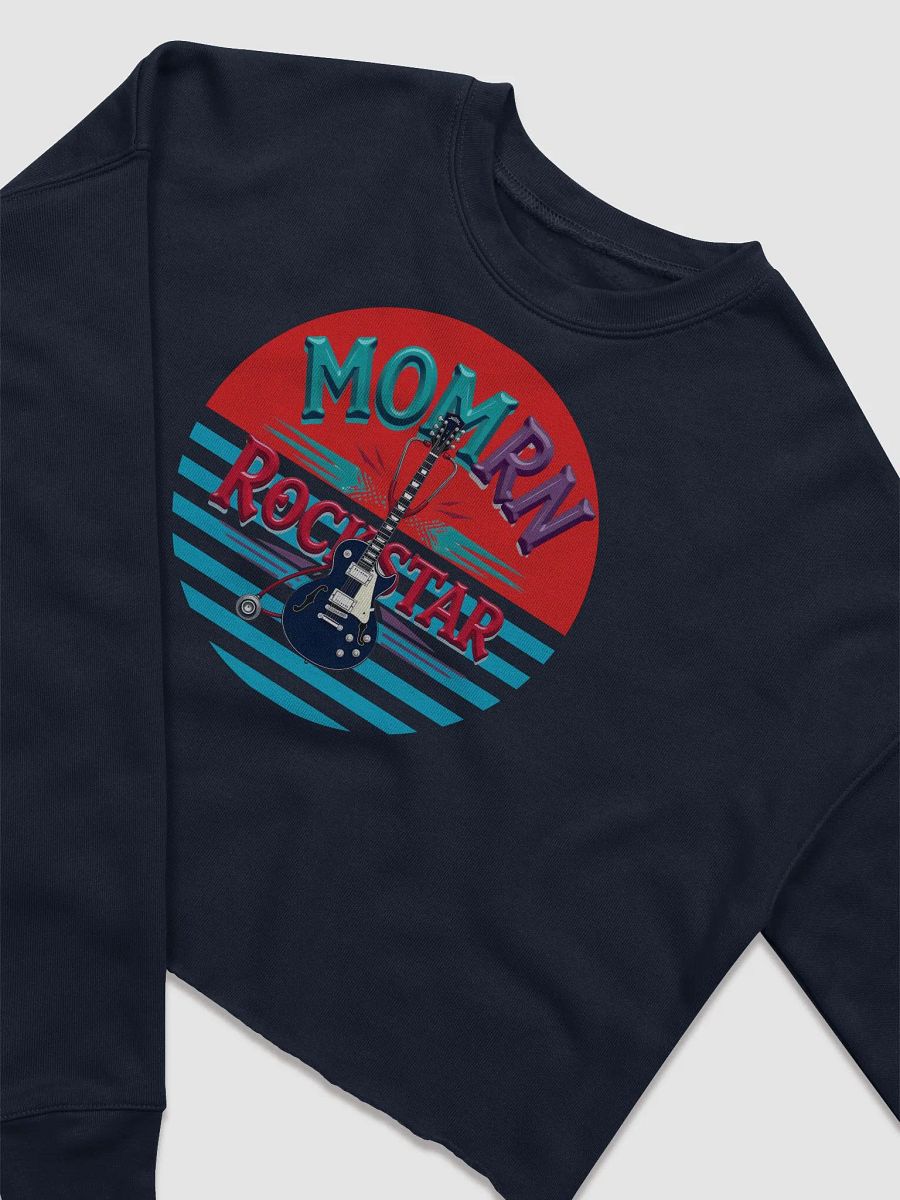Rockstar Mom Fleece Crop Sweatshirt product image (14)