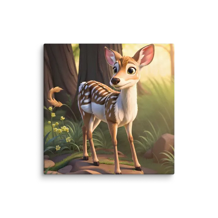Endangered Species - Mexico - White Tailed Deer Canvas Art product image (1)