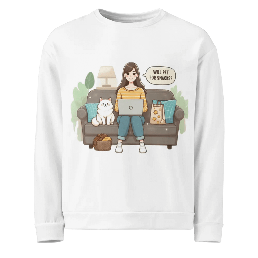 Will Pet for Snacks Sweatshirt product image (1)