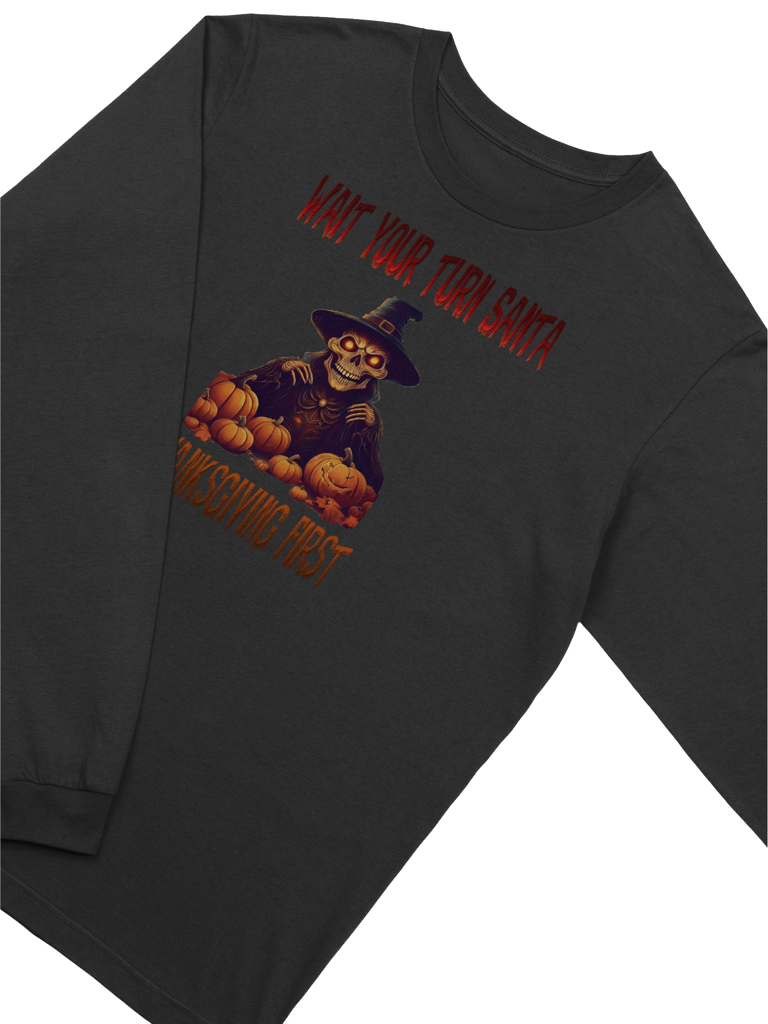 Skeleton Thanksgiving Long Sleeve Tee product image (20)