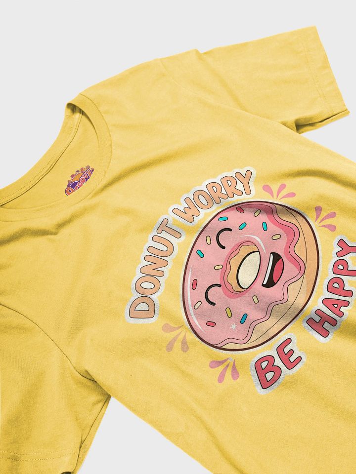 Donut Worry Be Happy T-shirt product image (2)