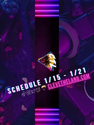 SCHEDULE DROP 1/15 - 1/21